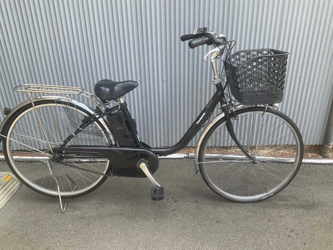パナソニック新機種電動アシスト自転車viviTX26インチブラックボディー