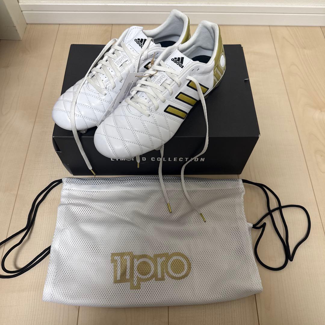 adidas 11pro ホワイト/ゴールド 限定コレクション