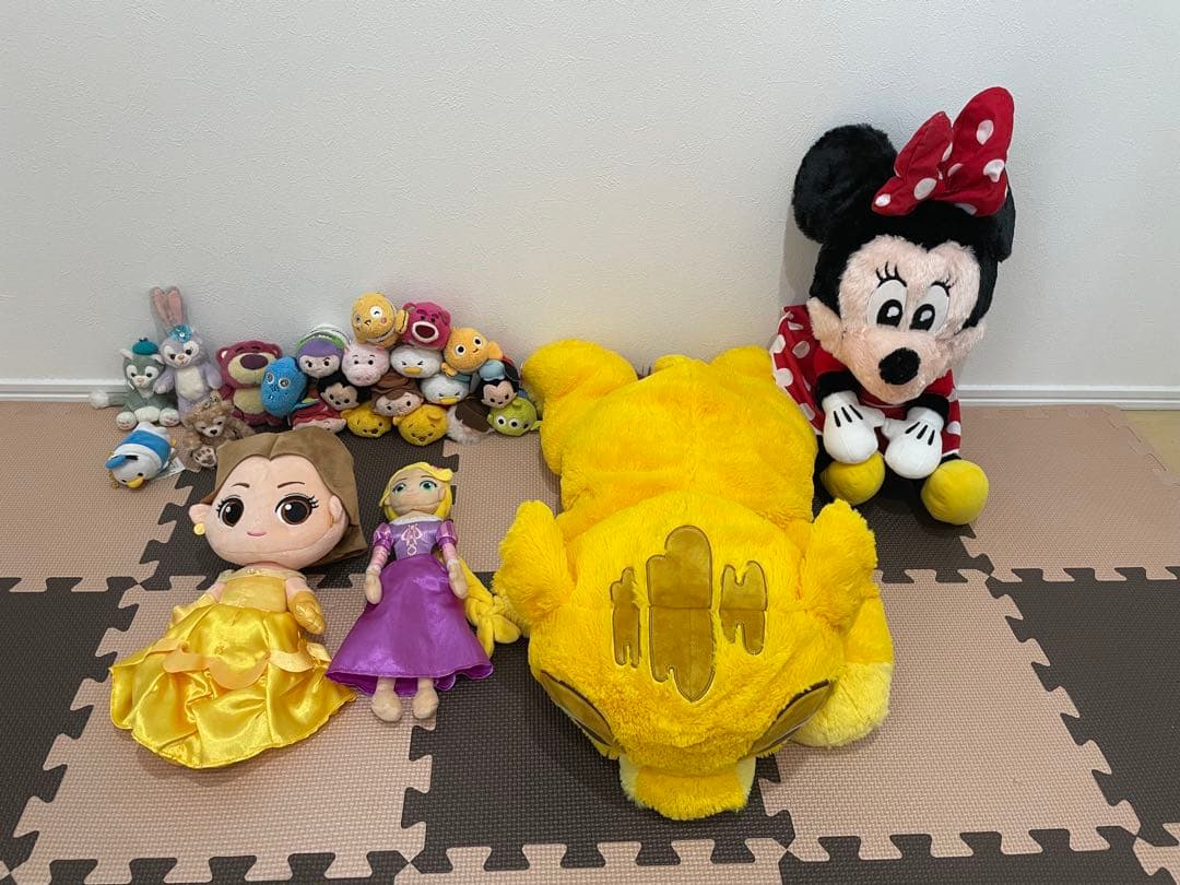 ディズニーキャラクターぬいぐるみセット