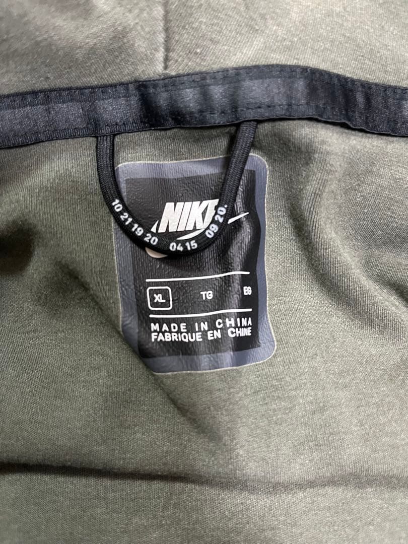 ナイキ NIKE テックパック フルジップパーカー セットアップ深緑XL