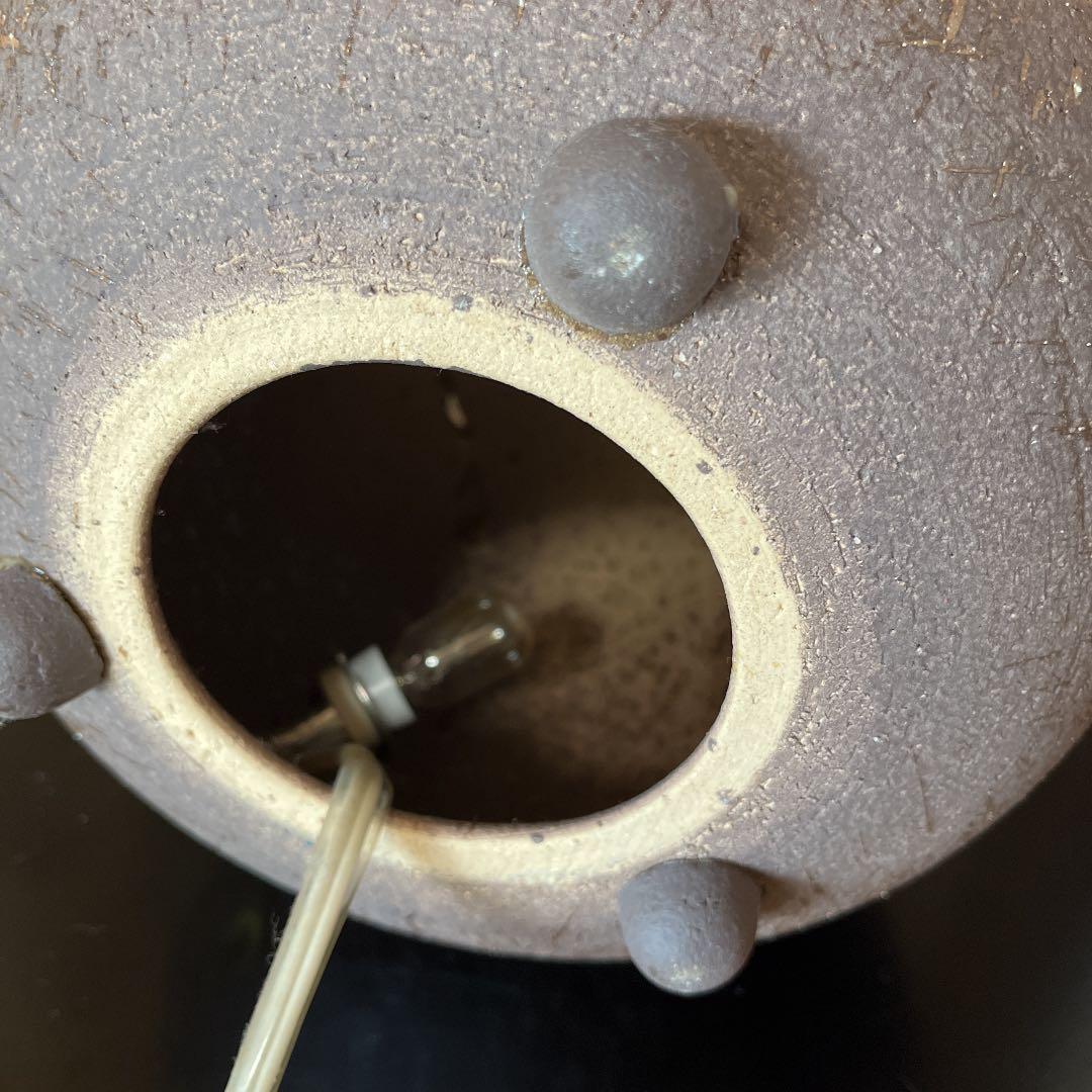 信楽焼き　ルームランプ