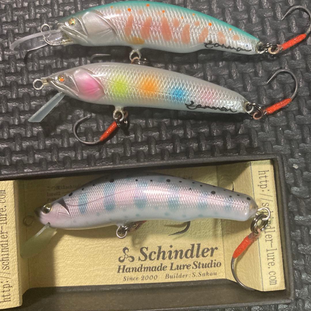 ハンドメイドミノー　フィッシングルアー シンドラー　ザンマイ