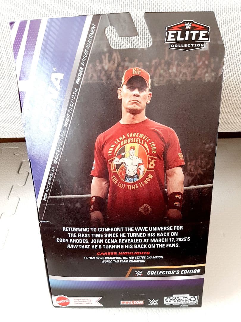 WWE マテル　エリートJohn Cena ジョンシナ 未開封