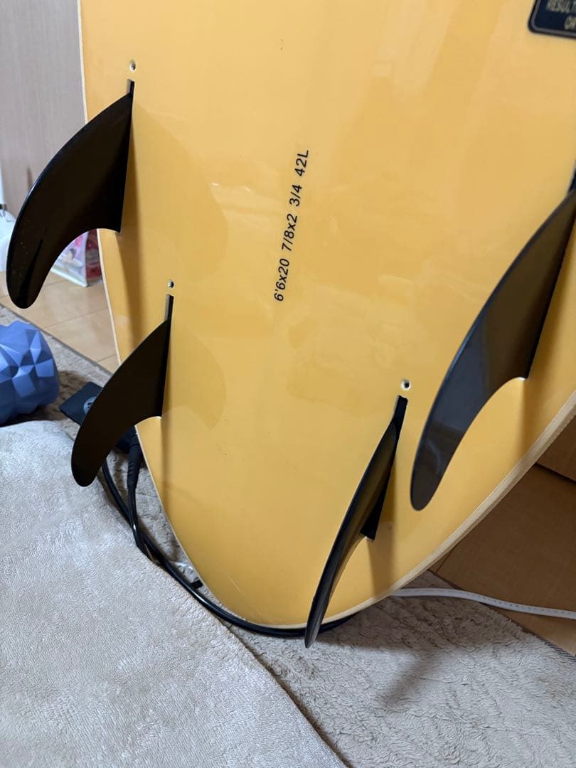 Standard ソフトボード 6’6” クアッド ミッドレングス