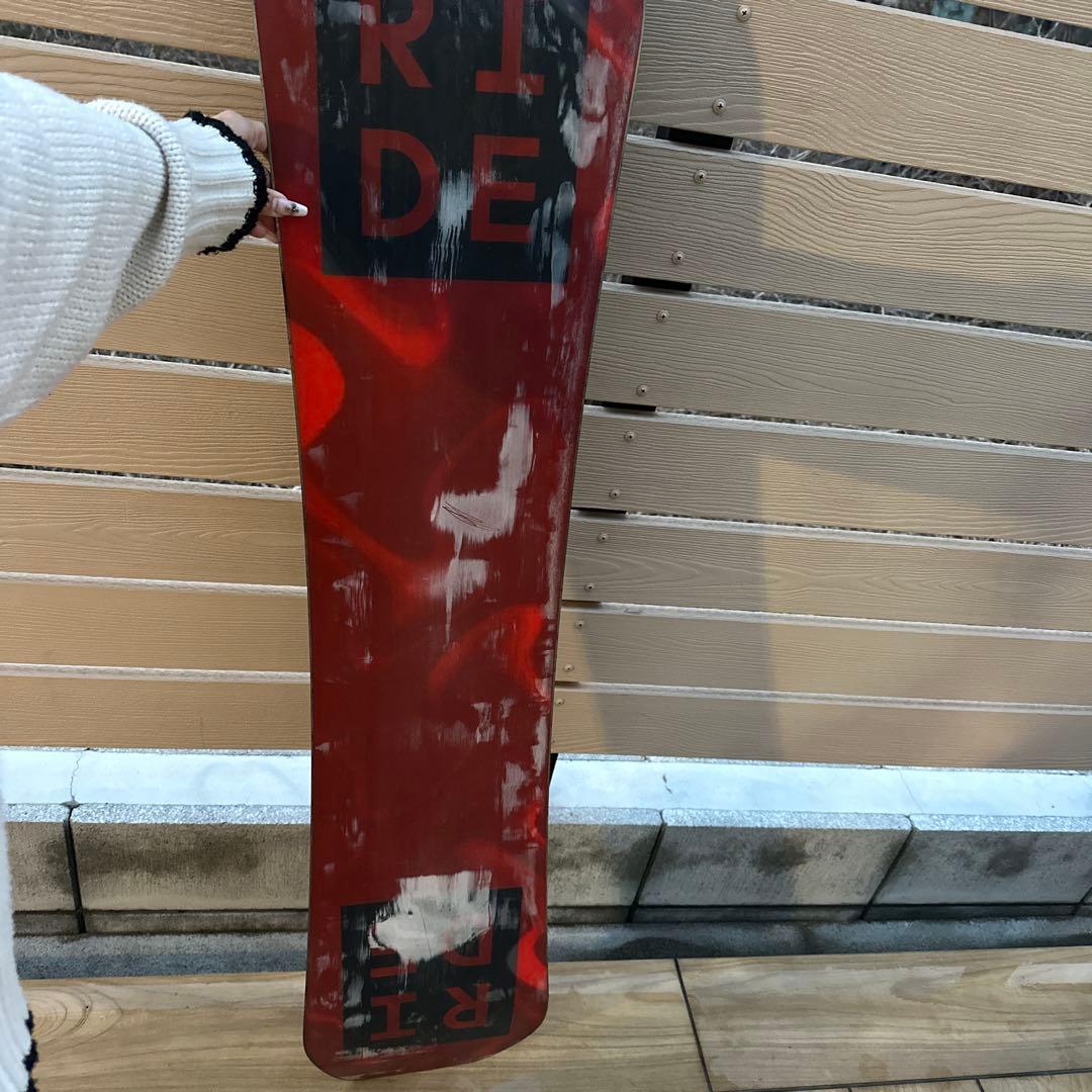 最終値下げ！RIDE スノーボード 赤 目のデザイン