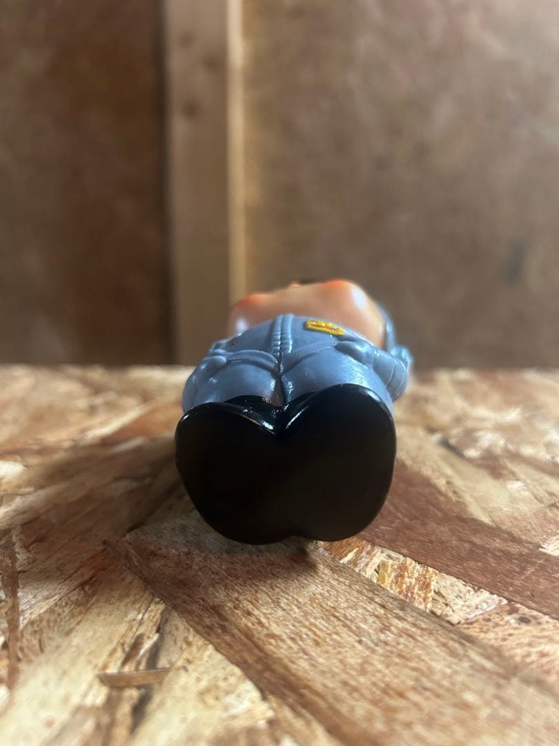 W/激レア　昭和レトロ　滋賀銀行　当時物　ソフビ　しがちゃん　貯金箱　宇宙服 ⑤