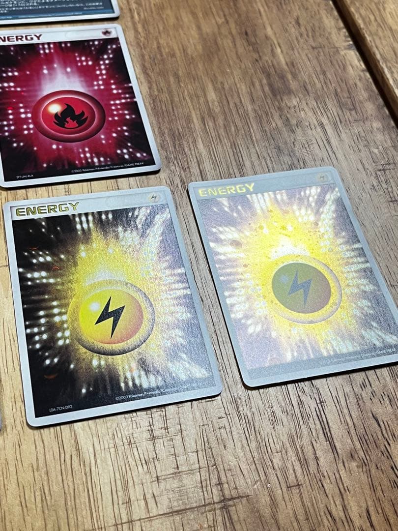 ポケモンカード　基本エネルギー各種　2003年　ADV ホイル　キラ