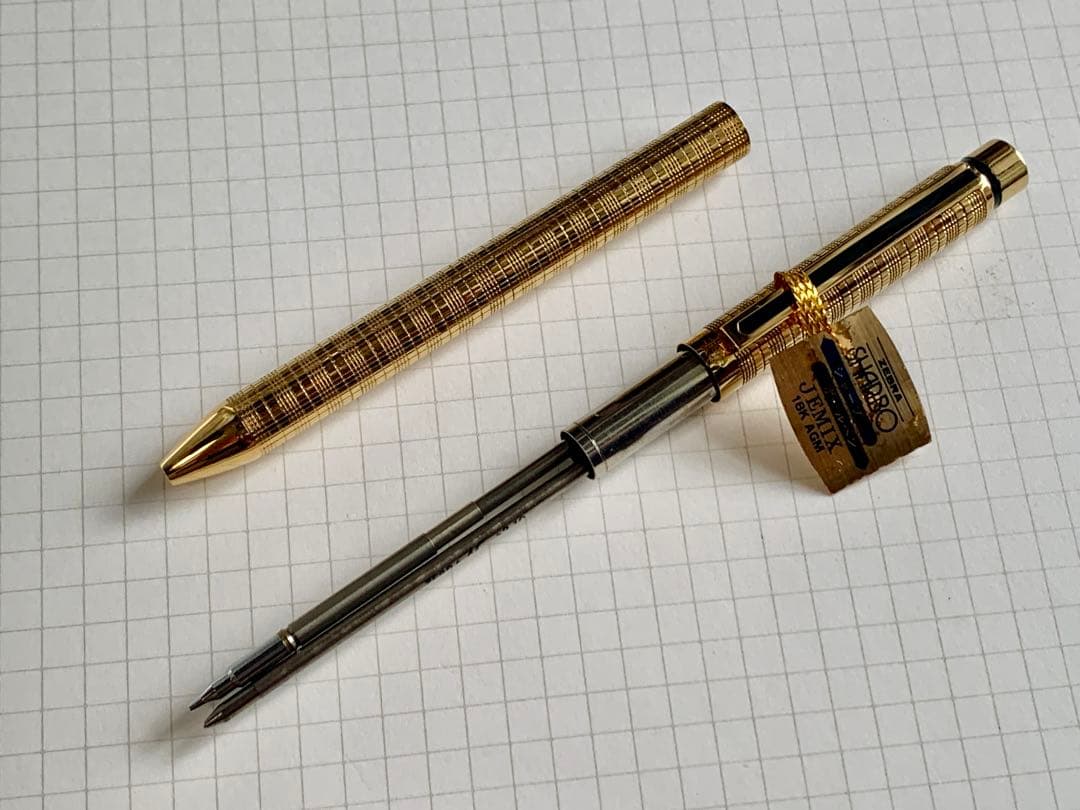 タグ付き　ゼブラ　ZEBRA SHARBO シャーボ 18K AGM 箱入り