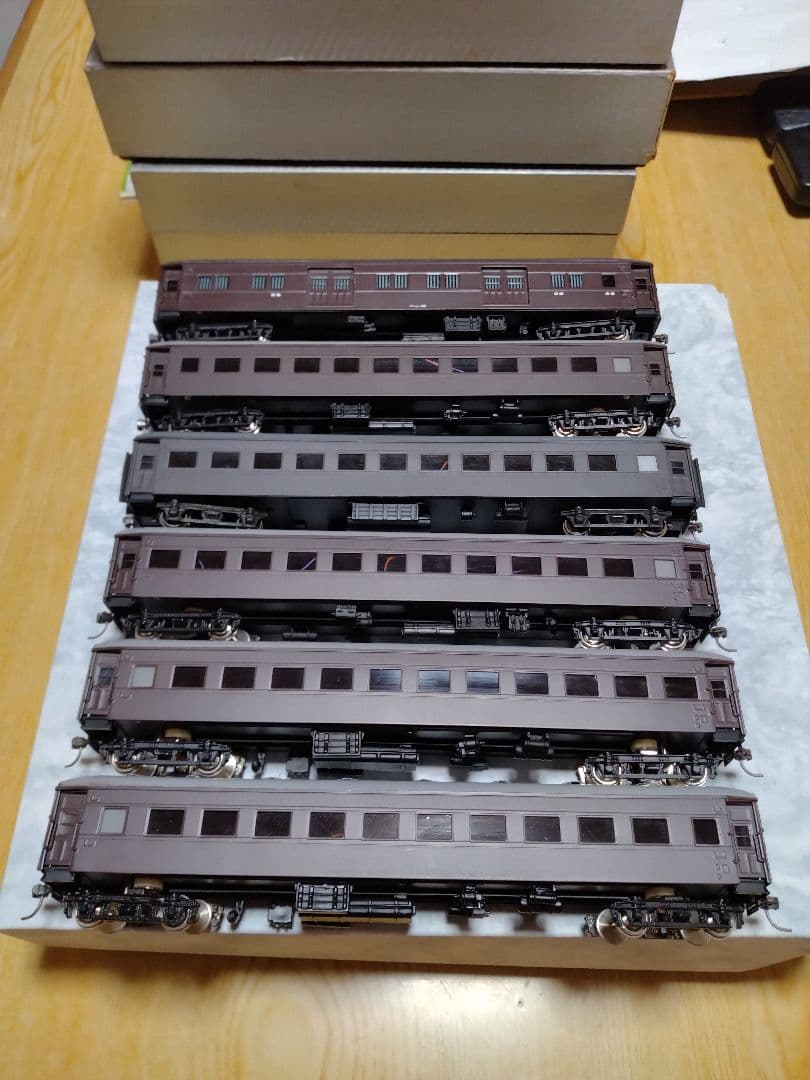 宮沢模型　HOゲージ　オハ35系旧型客車6両　ブラスモデル