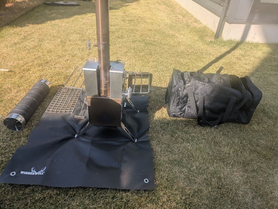 [オプション・箱付]ウィンナーウェル ノマドビュー Mサイズ　63mm薪ストーブ