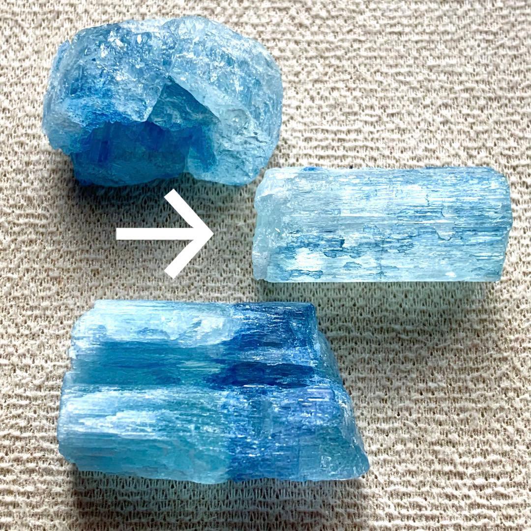 かっこよいツートーンカラー蝕像アクアマリンE/オマケ付き