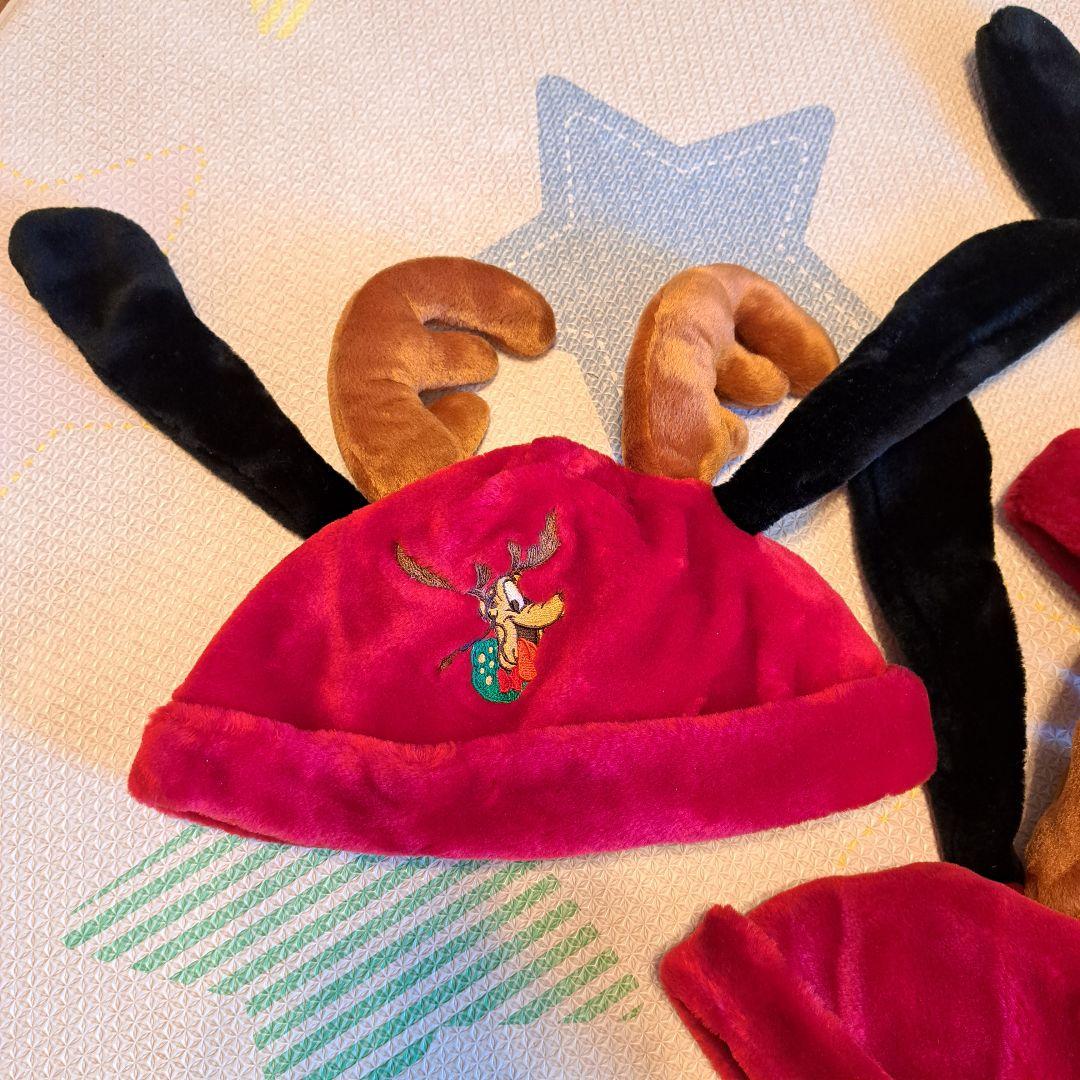 プルート　ファンキャップ　帽子　東京ディズニーリゾート　クリスマス風