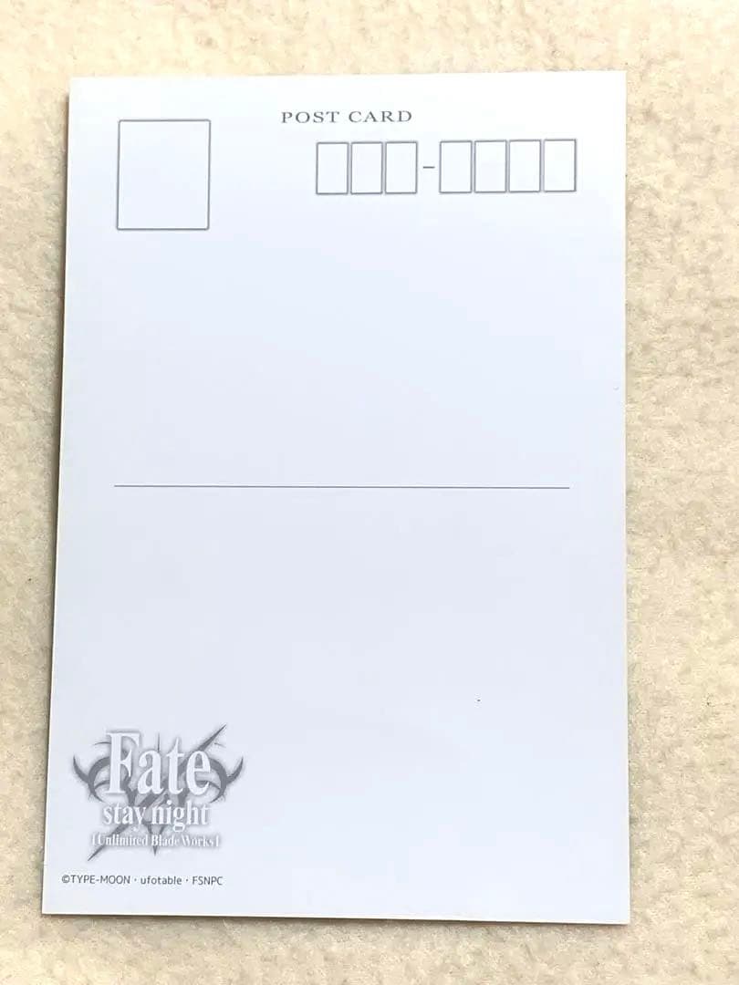 fate ubw ギルガメッシュ ポストカード ファスナーマスコット