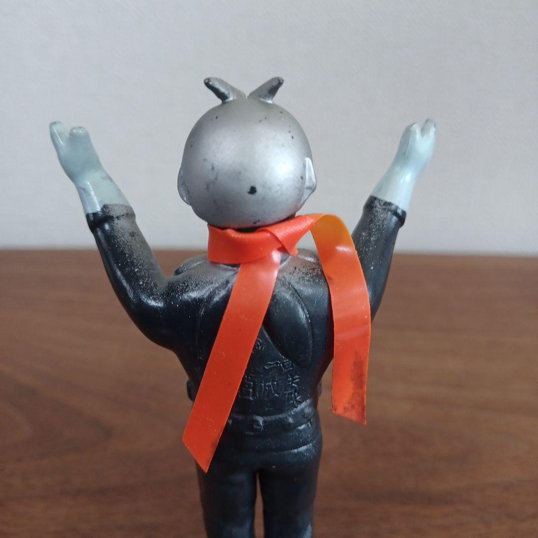 当時物バンダイ「バンザイ仮面ライダー」希少ミニソフビフィギュア2体セット