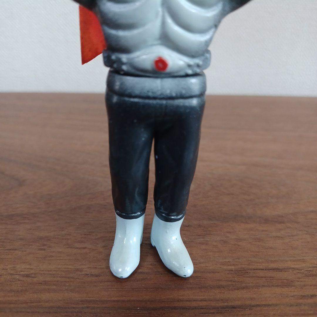 当時物バンダイ「バンザイ仮面ライダー」希少ミニソフビフィギュア2体セット