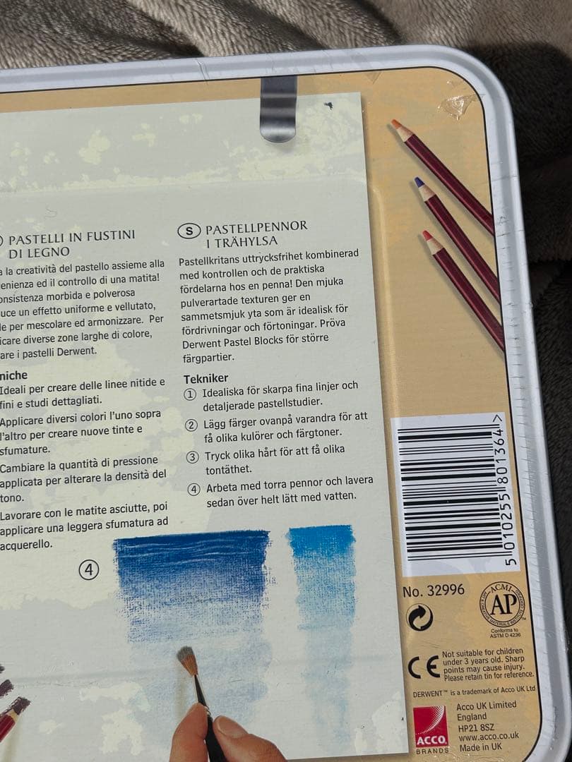 DERWENT パステルペンシル 72色セットPASTEL PENCILS