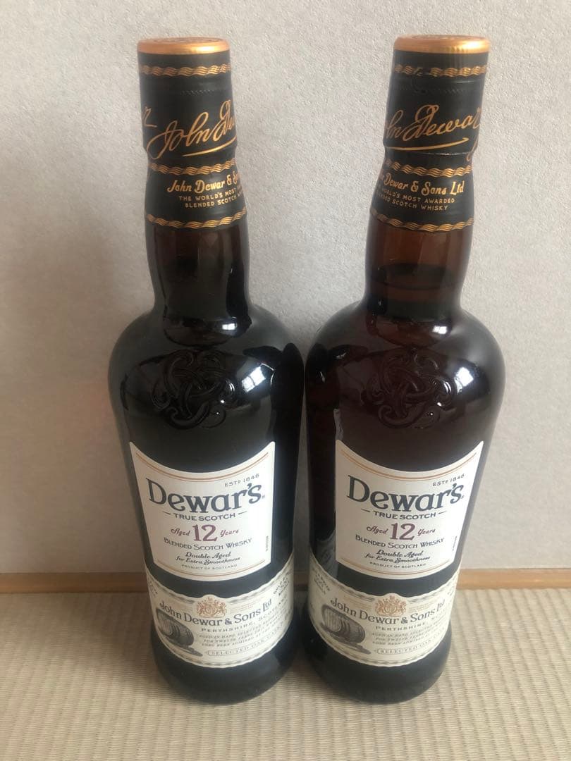 デュワーズ12年【旧ラベル】　2本セット