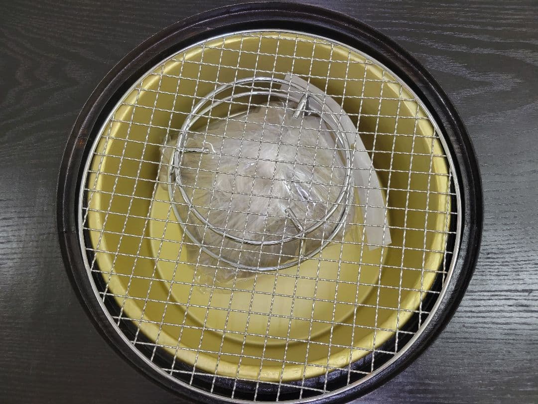 [未使用品] テーブル火鉢 45cmx45cmx26cm 囲炉裏 置炉