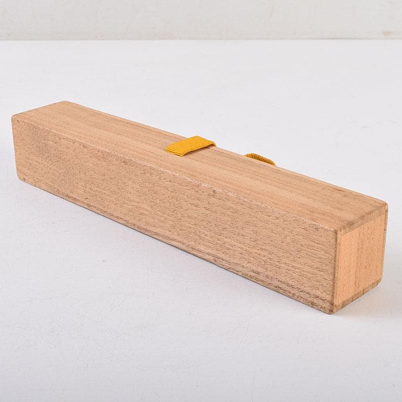 茶道具　表千家十二代敬翁宗左(惺斎)　自作茶杓　共筒共箱　D　R9500