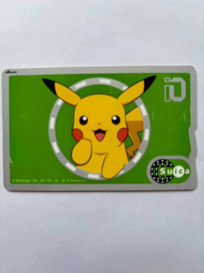 使用可能　ポケモンピカチュウ Suicaカード