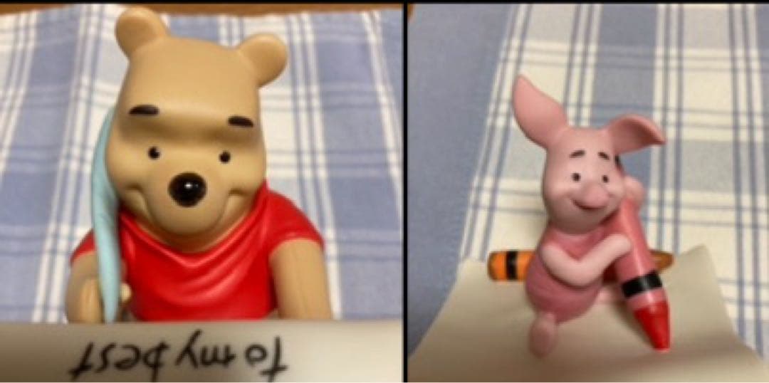 【激レア！】プーさんとピグレットの￼フィギュア2体セット　東京ディズニーリゾート
