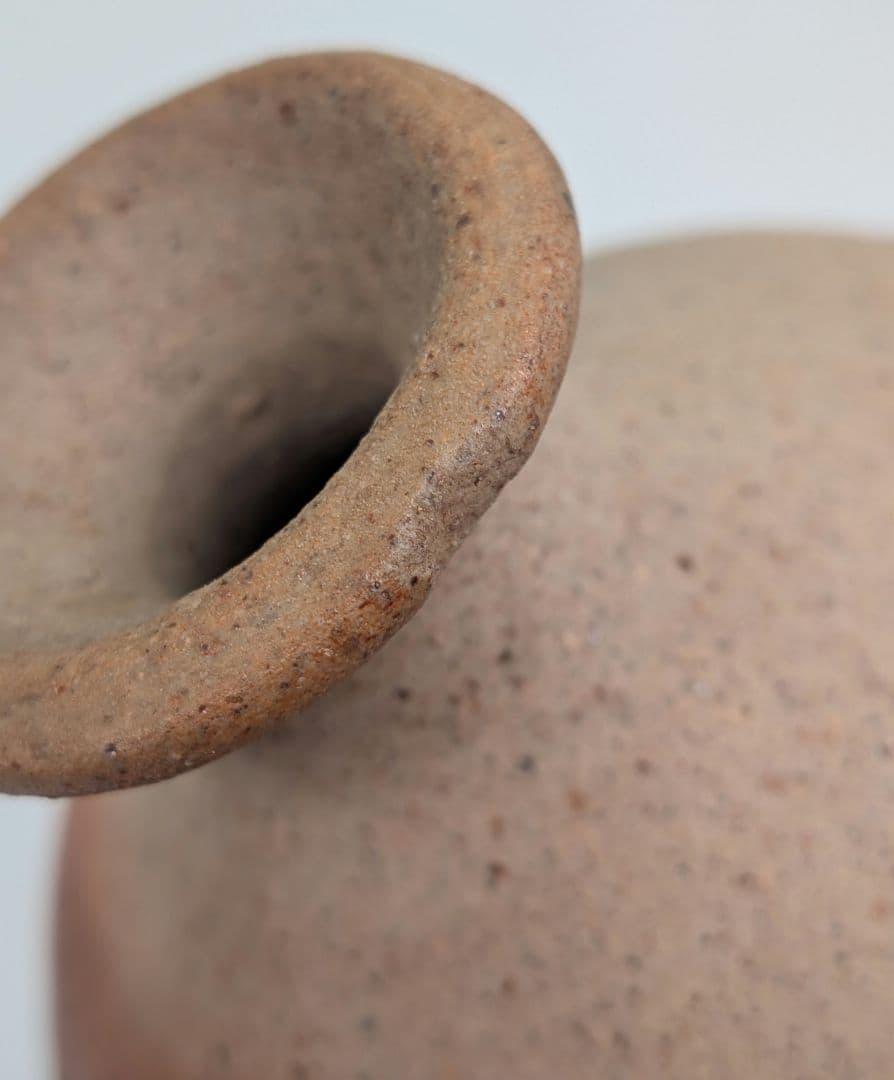 岡山県重要無形文化財 浦上善次 備前焼 緋襷徳利 共箱共布栞 とっくり 酒器