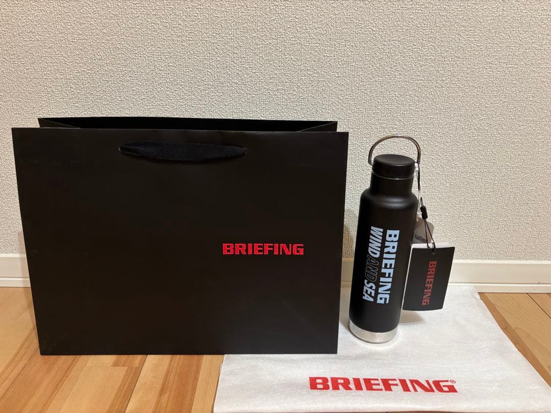 BRIEFING WIND AND SEA 限定ボトル　カートバックセット　新品