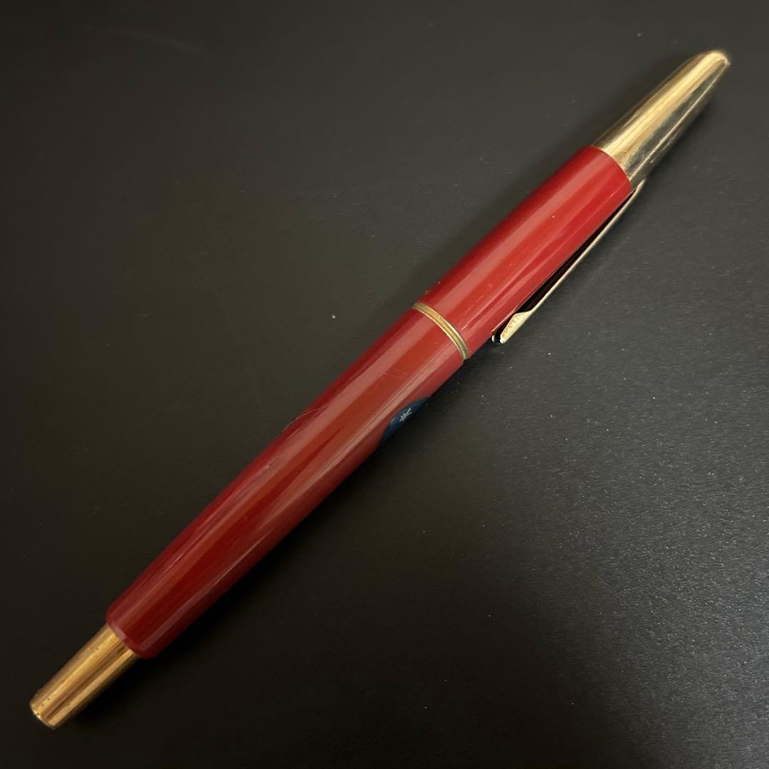 パイロット キャップレス レッド ボルドー 廃盤 廃番 旧型 万年筆