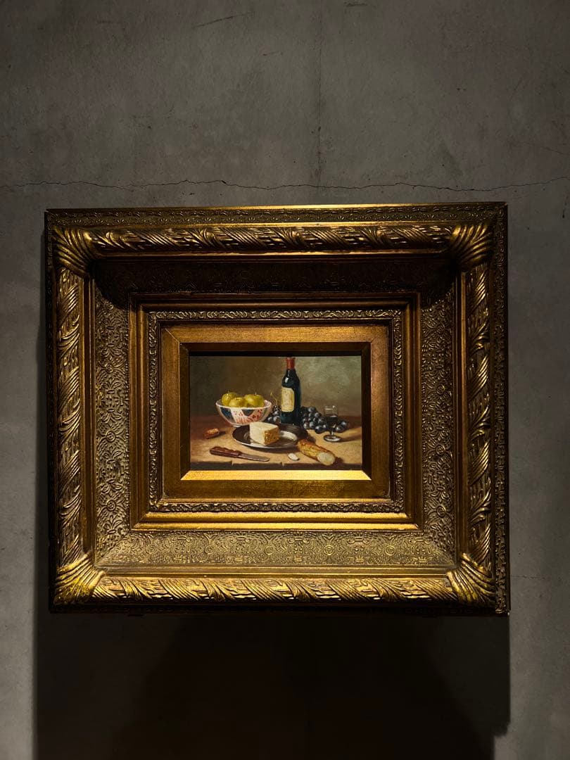 k他の方発送×リアリズム　【静物画】　肉筆油彩画