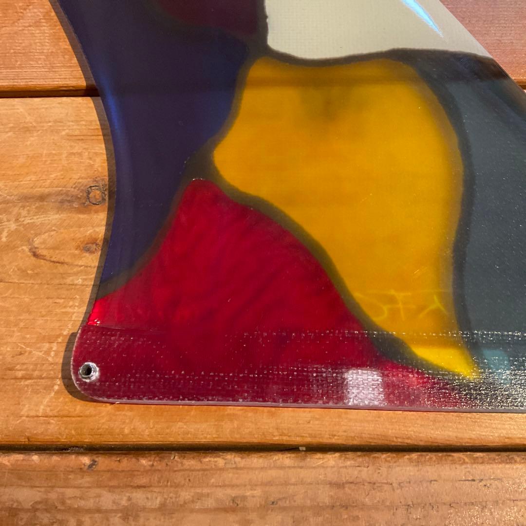 レインボーフィン Quintal 10 ロングボード　ステンドグラスフィン