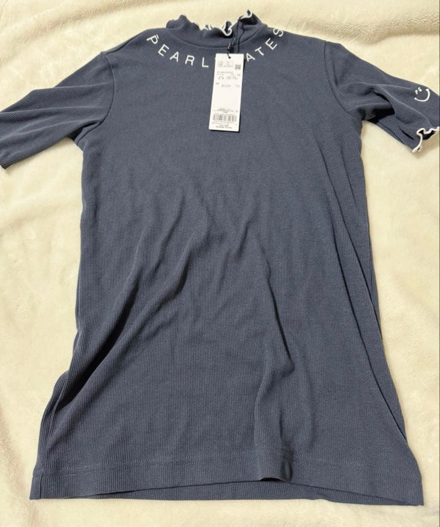 PEARLY GATES スパンフライス 半袖モックネックシャツ ★0サイズ★