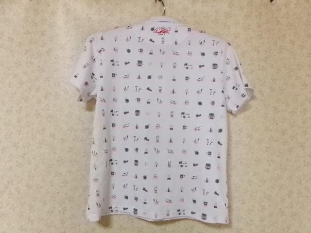 88096 アーノドパーマー　ポロシャツ　白　L