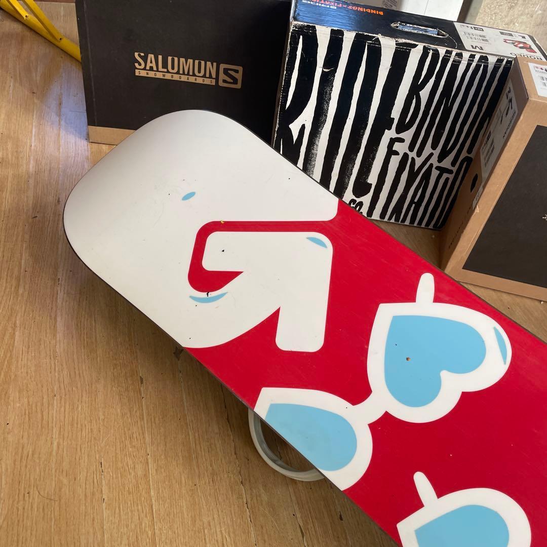 BURTON×FLUX　バートン　スノーボード　フラックス　バインディング付