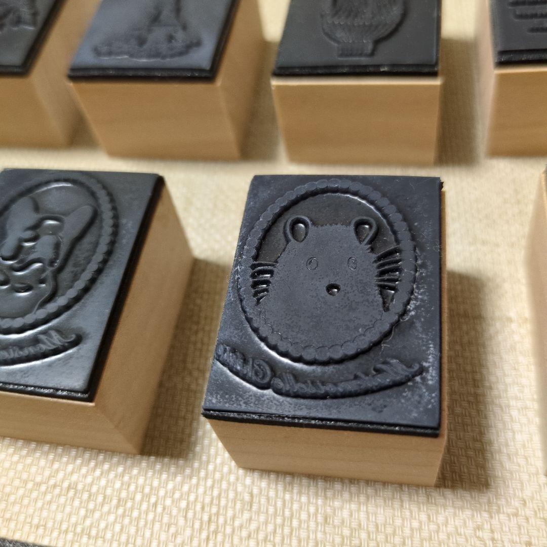 さとちん　Ladurée 木製スタンプセット 3個