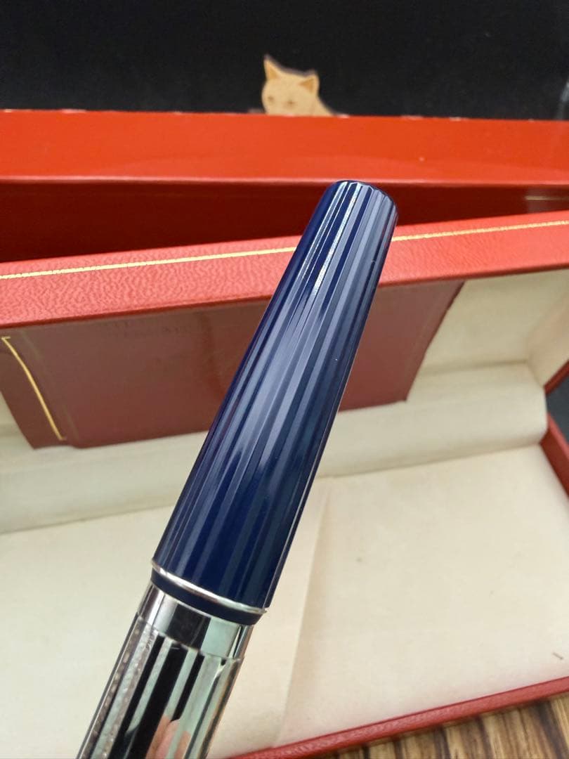 レア S.T DUPONT ボールペン サン・ジェルマン マリンブルー