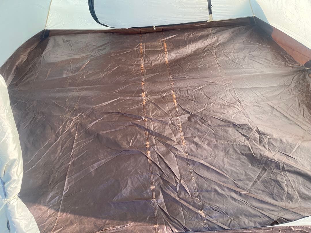  peak キャンプテント 赤/黄