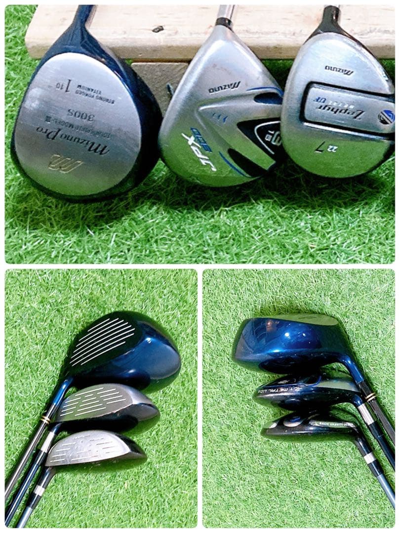H4 ミズノ　初心者オススメ　ゴルフクラブセット　メンズ　14本