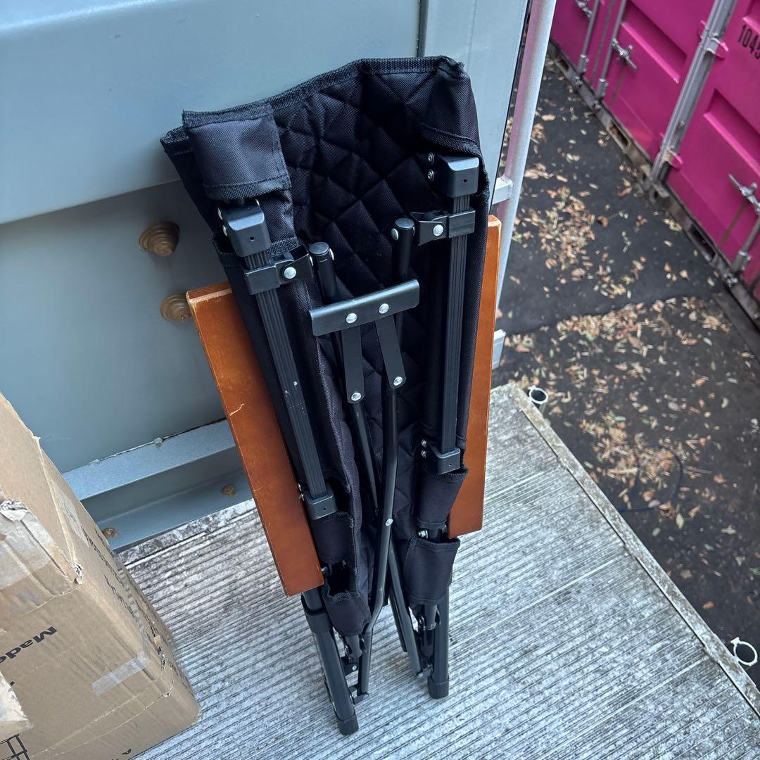 アルペンアウトドアーズ リクライニングチェア ブラック