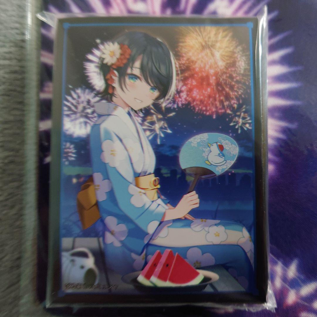 α2 ホロライブ 浴衣&団扇&花火 大空スバル スリーブ&プレイマット