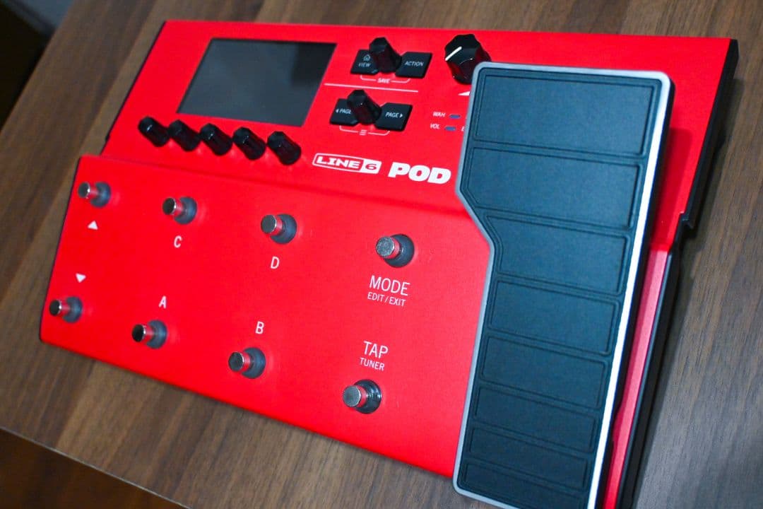 Line 6 POD Go Limited Edition Red 【限定色】