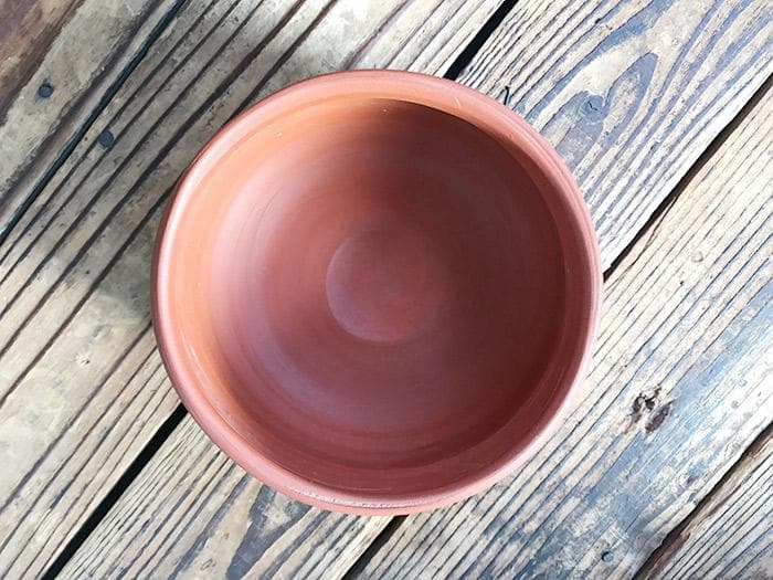 渡辺陶三 無名異焼 朱泥 茶碗 古物 中古 18.04.08-3.