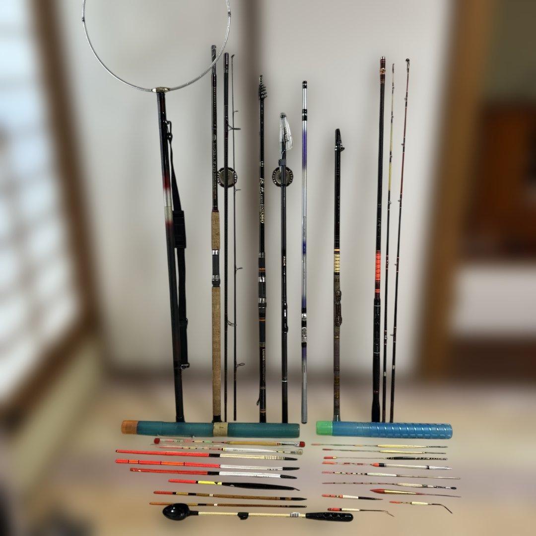 釣竿　磯、波止、船　用　計8点 　　超お買い得です‼️ 　　　 値下げ‼️