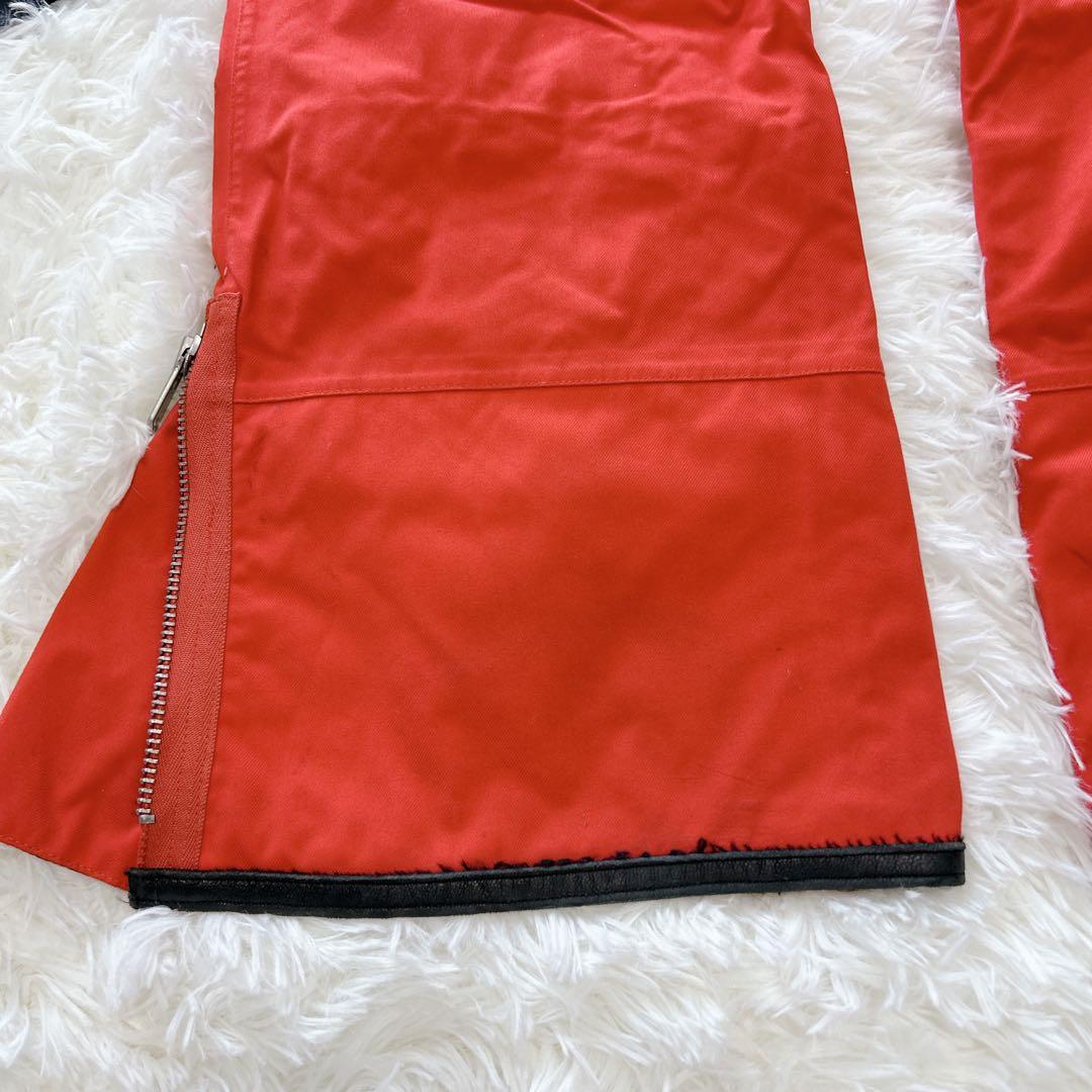 ホールデン スノーボードウェア 上下セットS フレアパンツ 黒 赤 ブーツカット