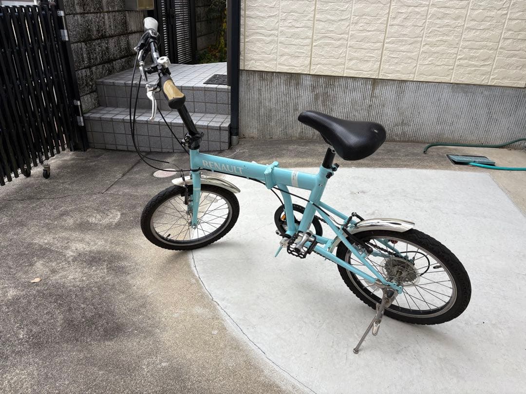 ルノー　renault 18インチ　6段変速折りたたみ自転車　中古美品おまけ付き