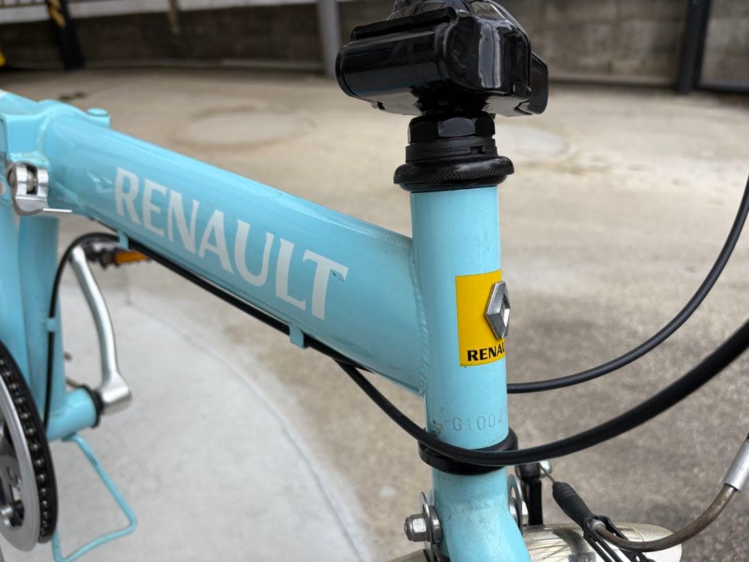 ルノー　renault 18インチ　6段変速折りたたみ自転車　中古美品おまけ付き