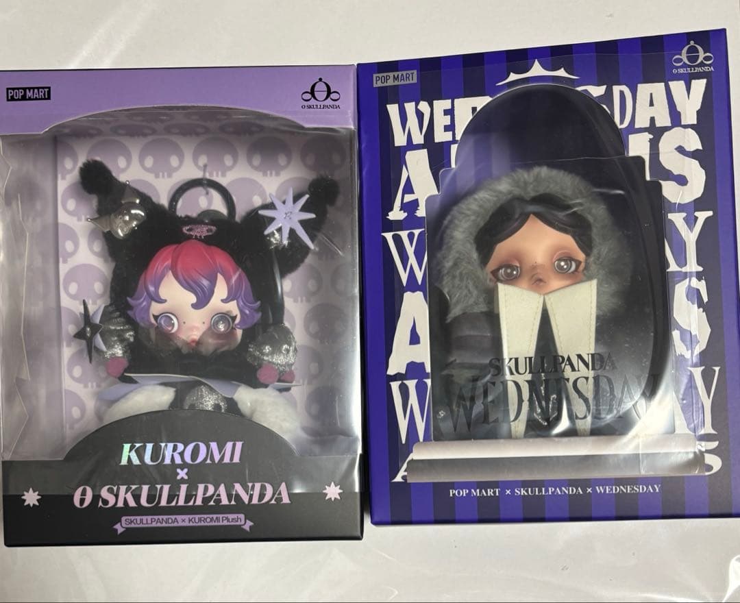 POPMART スカルパンダ クロミ ウェンズデー ぬいぐるみ