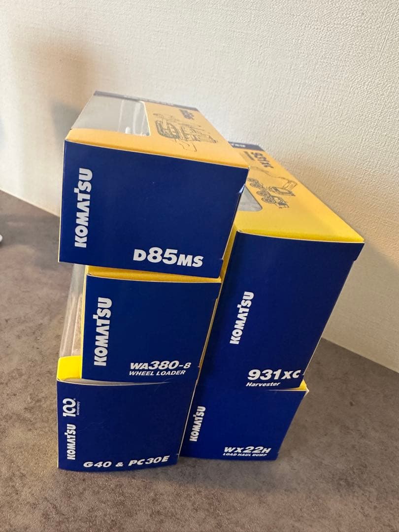 小松製作所　株主優待　オリジナルミニチュア【非売品】　5点セット　コマツ