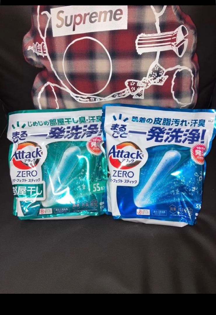 未開封アタックZERO パーフェクトスティック55本　部屋干し5点ノーマル5点