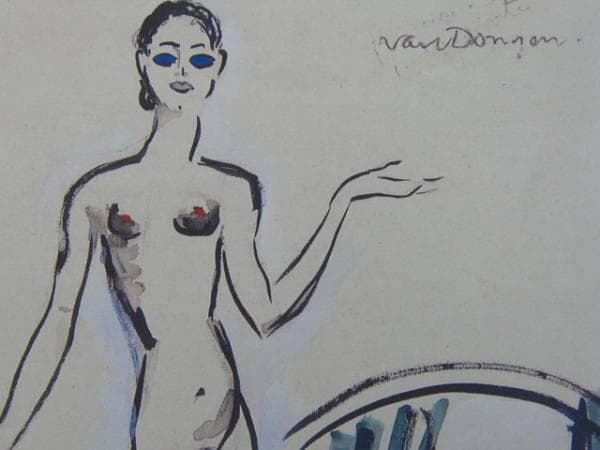 キース・ヴァン・ドンゲン、Les Modeles、希少な額装用画集より