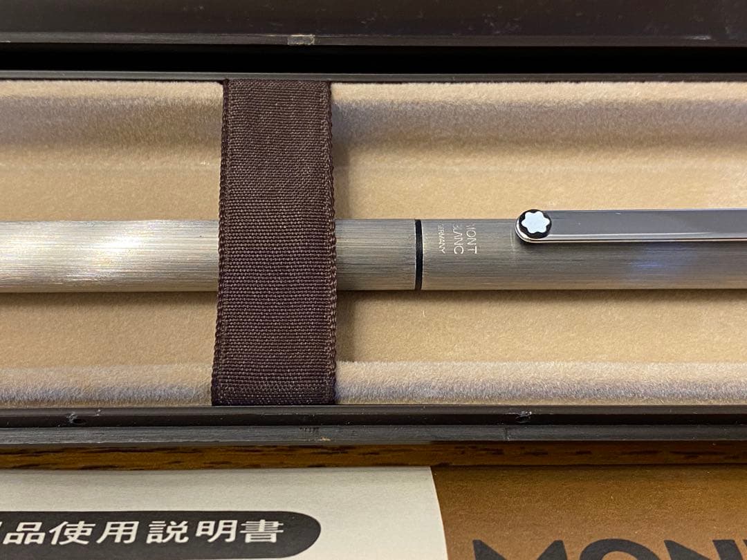 【未使用に近い・極美品】MONTBLANC モンブラン 2色ボールペン Sライン